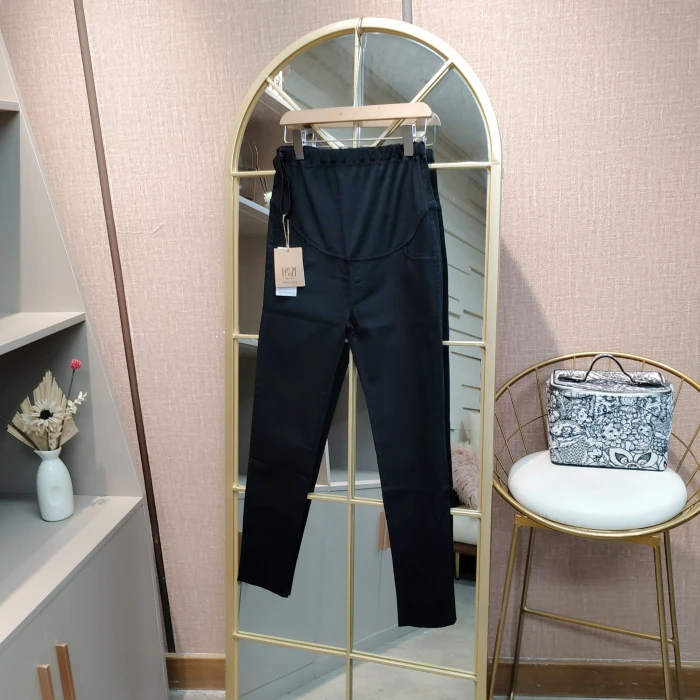 GX70孕妇黑色裤子  XL100-130