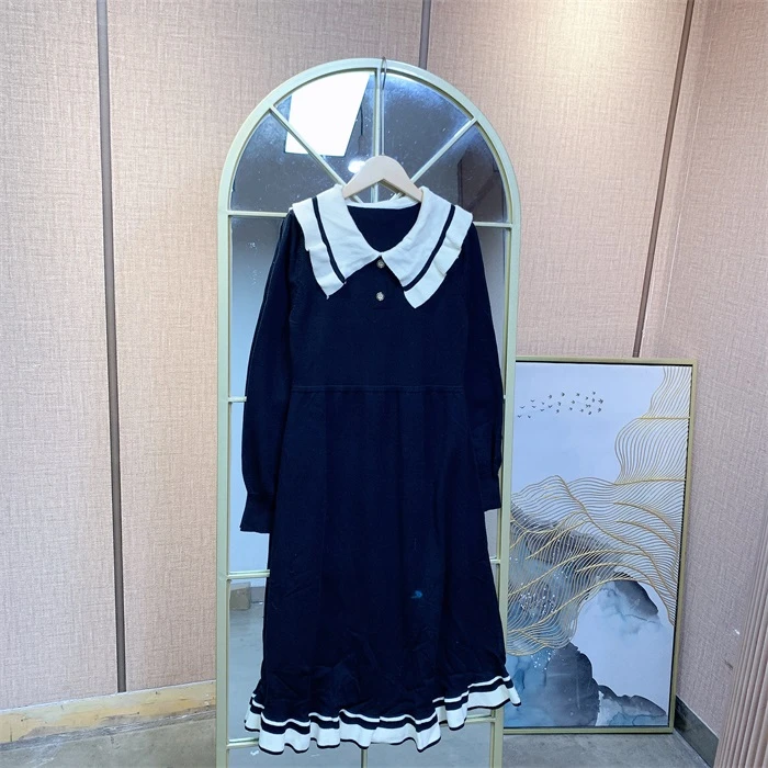 LL404黑色孕妇裙子    100-130