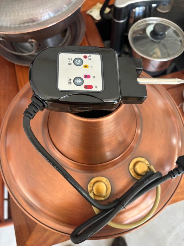 纯紫铜高品质电碳两用火锅仿古风格高标准高品质