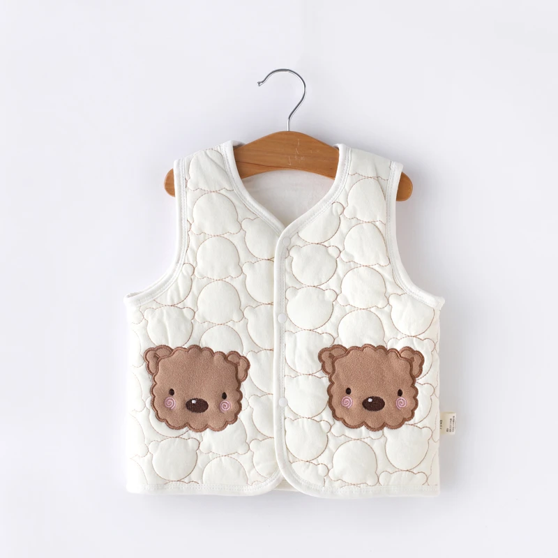 婴幼儿马甲男女宝宝春秋冬季马夹护肚外穿护背保暖上衣新生儿衣服