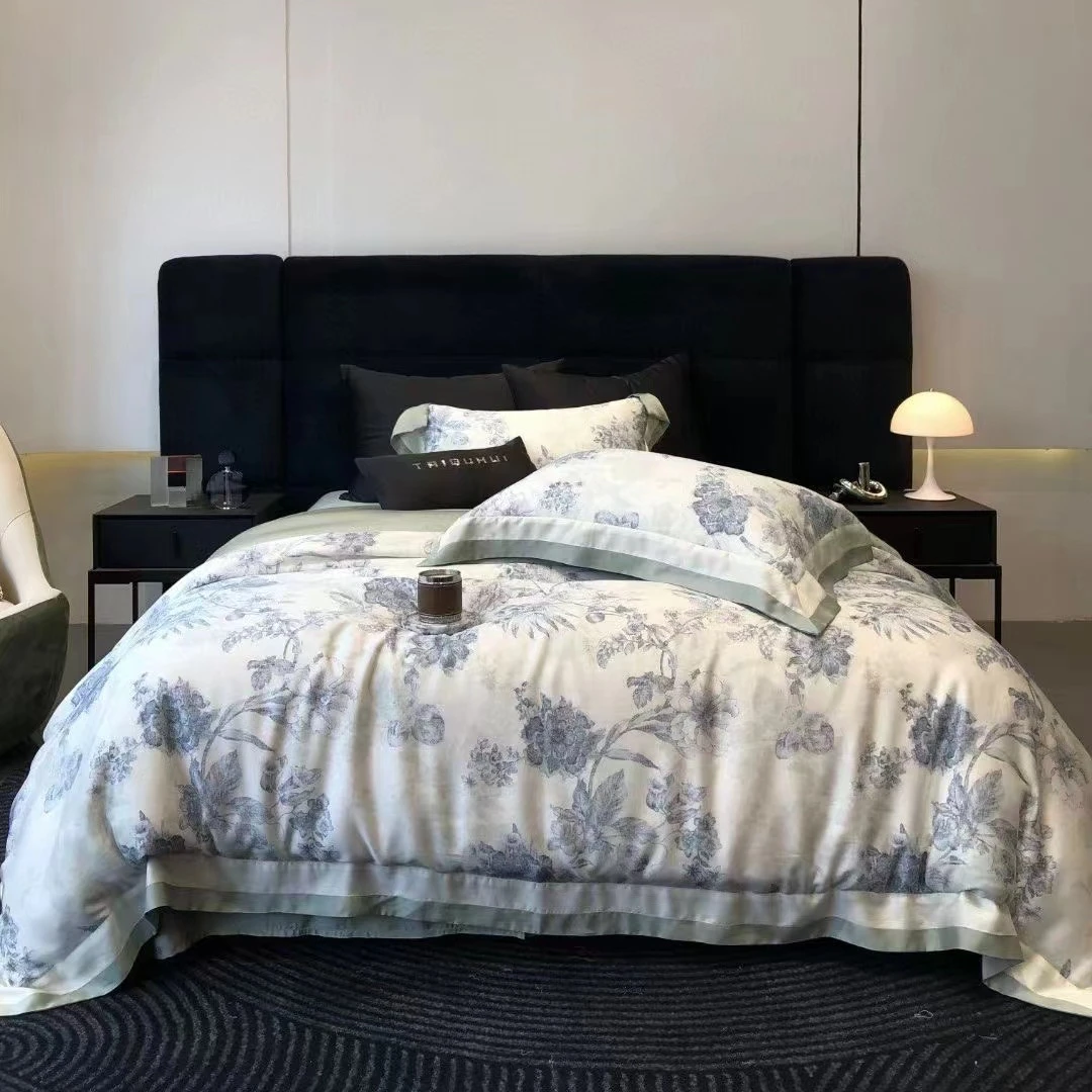 TG 奥地利兰精天丝LF级数码印花四件套  被套 床单 枕套 床品