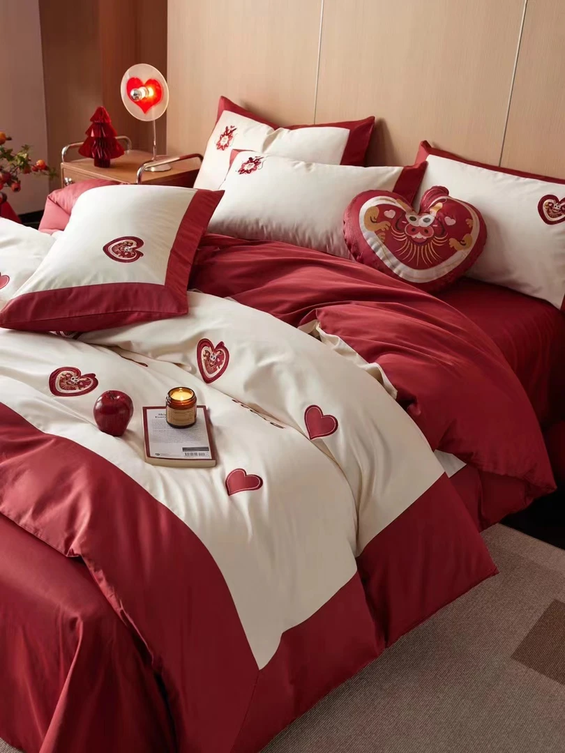 FX  A类母婴级轻柔长绒棉四件套  龙年定制款