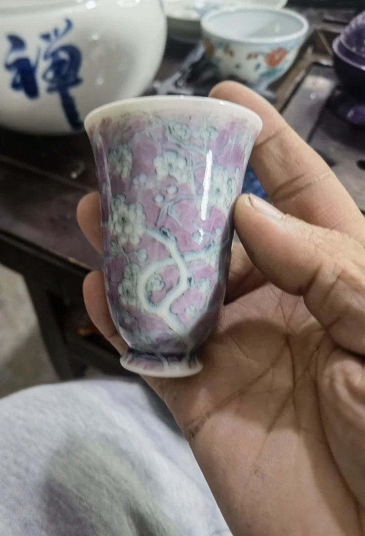 微霞冰挴闻香杯尔