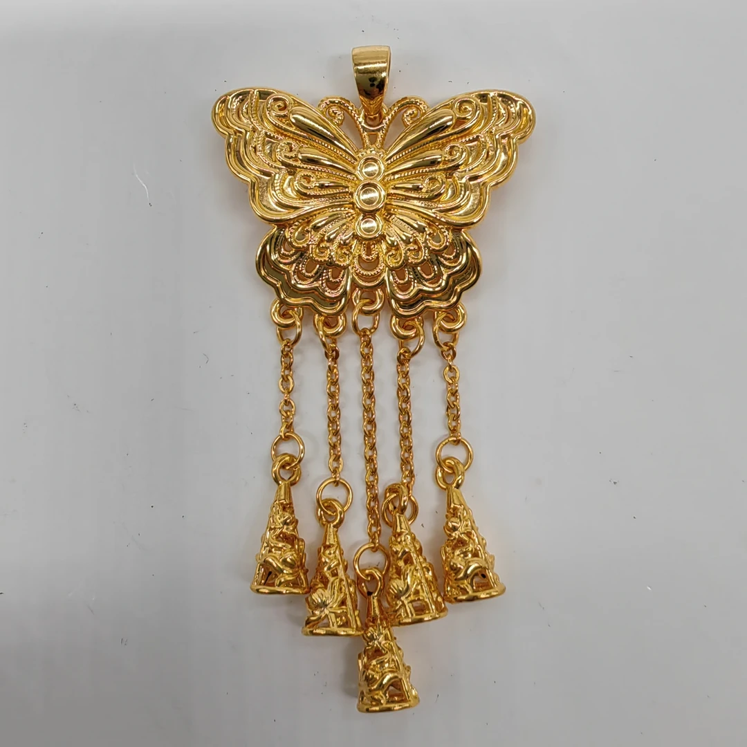 足金饰品/风铃流苏蝴蝶/4.32/1B5B12105/h