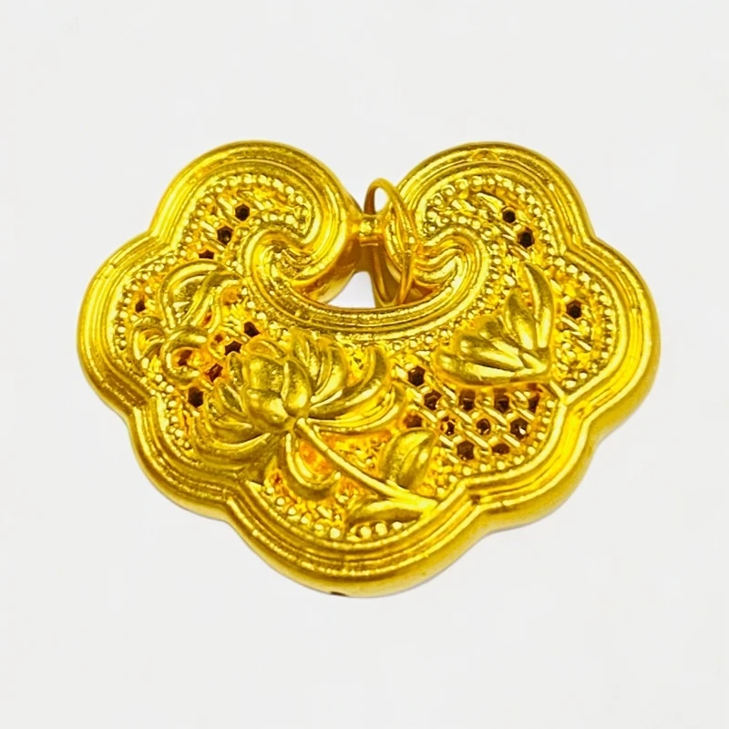 足金饰品/莲花锁包/0.96/1B5B0956(克重多退少补)