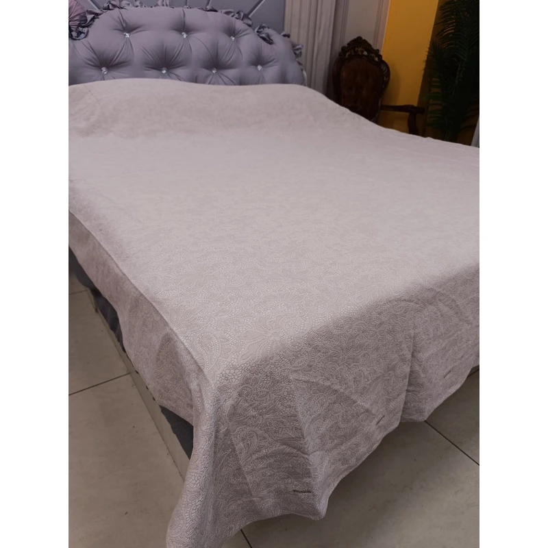 H002【棉麻】色织提花双人被罩2*2.3抑菌柔软舒适AB面亲肤