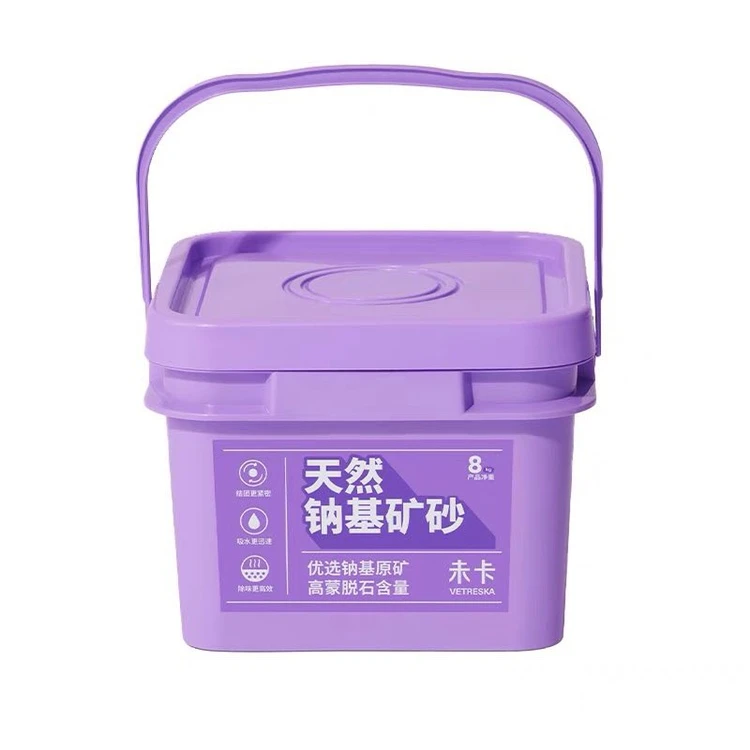 未卡天然钠基膨润土破碎猫砂 除臭不粘底无尘强结团猫砂 新疆包邮