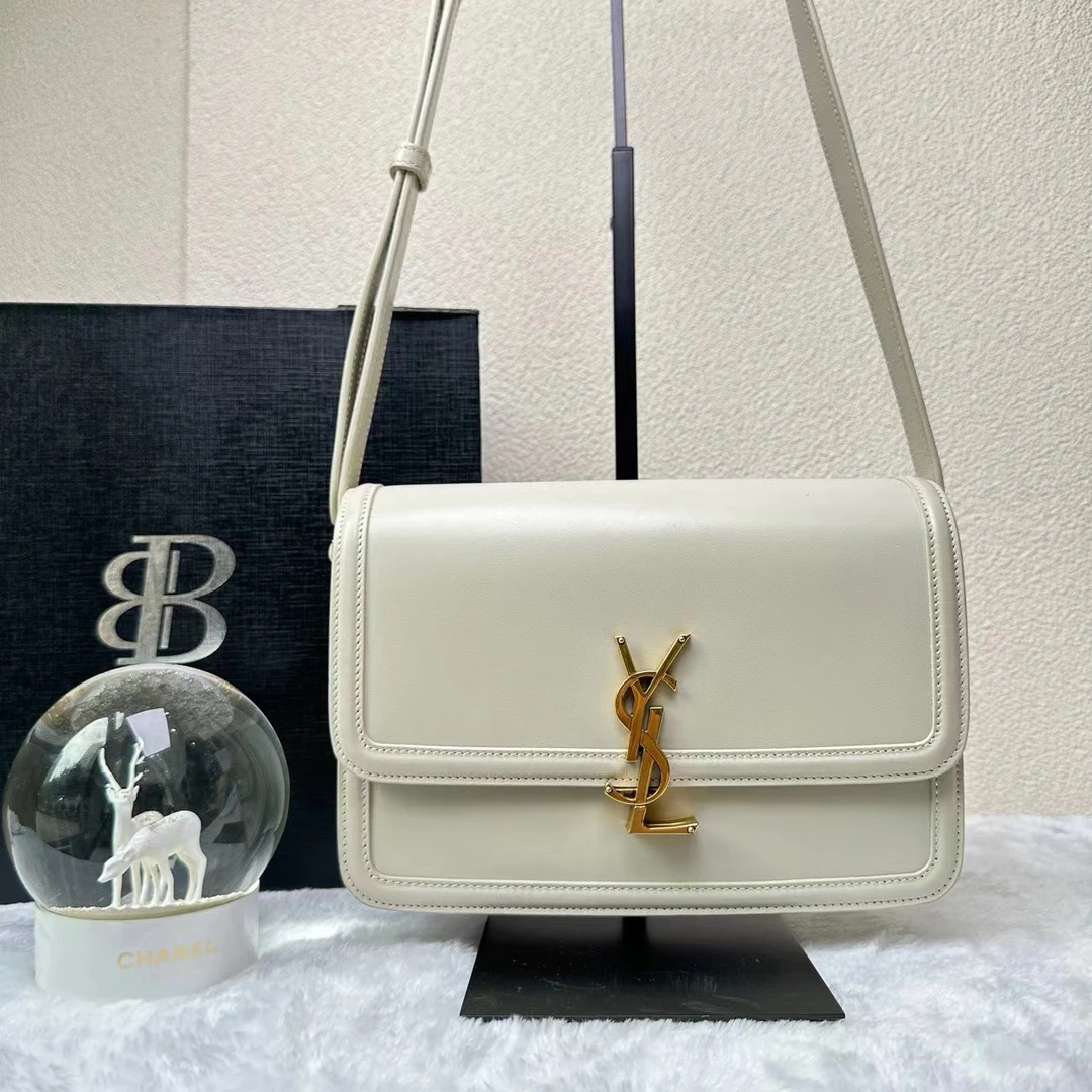 95新 YSL/圣罗兰 豆腐包斜挎单肩包/321717