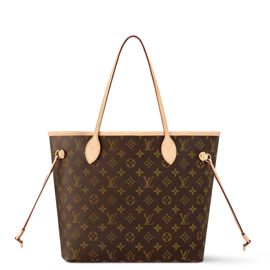 99新 LouisVuitton/路易威登 老花neverfull红内中号/330616