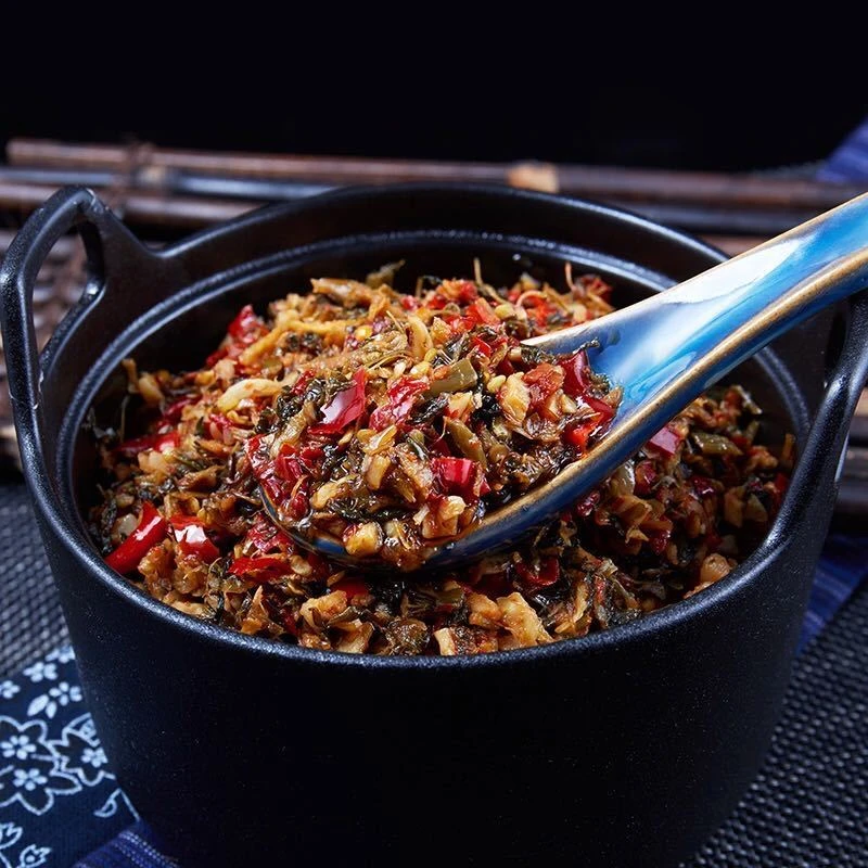 外婆菜香辣开胃下饭菜瓶装地道湖南农家酱腌菜萝卜干即食辣椒咸菜