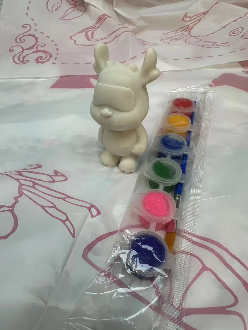 小龙人DIY手工套装树脂流体熊潮玩暴力熊创意摆件