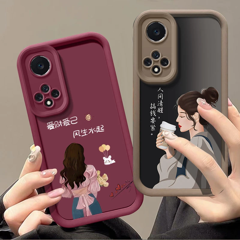华为Nova9Pro手机壳RTE-AL00奢华网红女款hinova9全包Hera-BD00潮