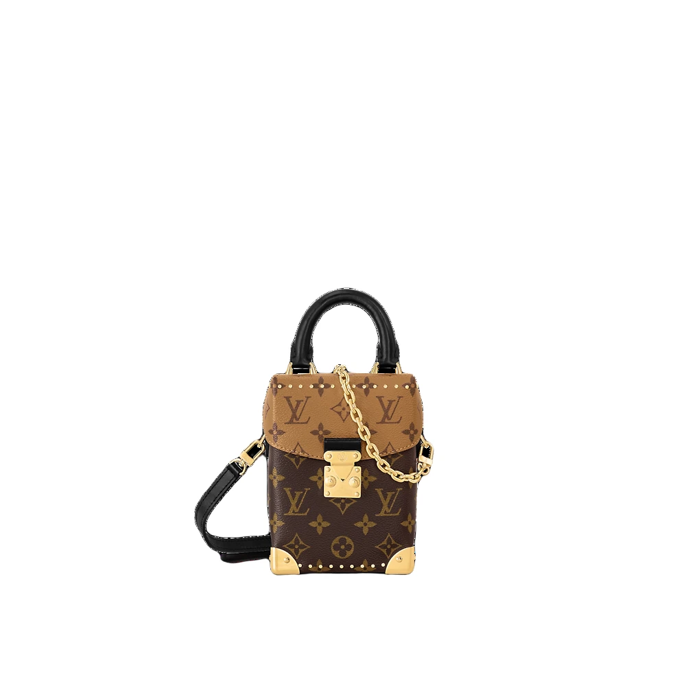 全新未使用 LouisVuitton/路易威登 闲置新锁扣链条拼色相机包