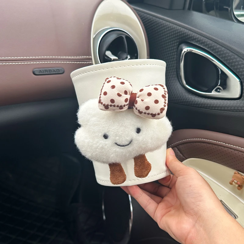 五菱缤果汽车车载车上可爱垃圾桶内饰改装杂物雨伞干湿收纳神器女