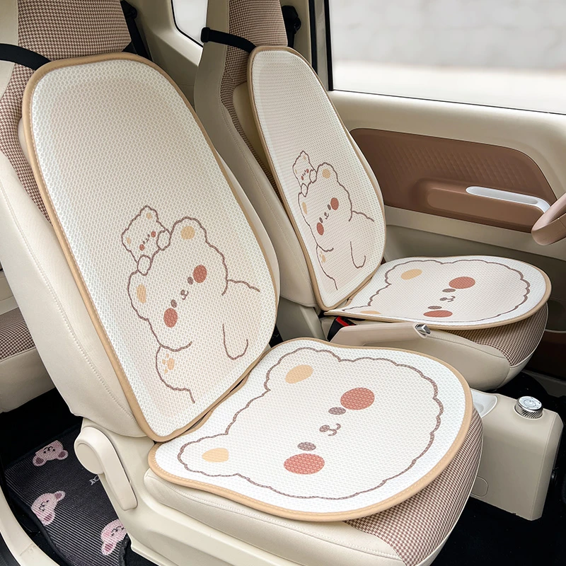 五菱宏光miniev座椅套马卡龙三代可爱夏季专用四季坐垫套车内装饰
