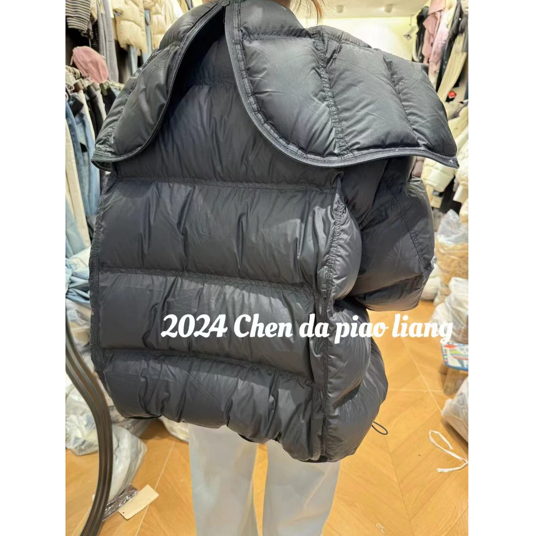 2024冬季新款天使之翼羽绒女款外套时尚洋气