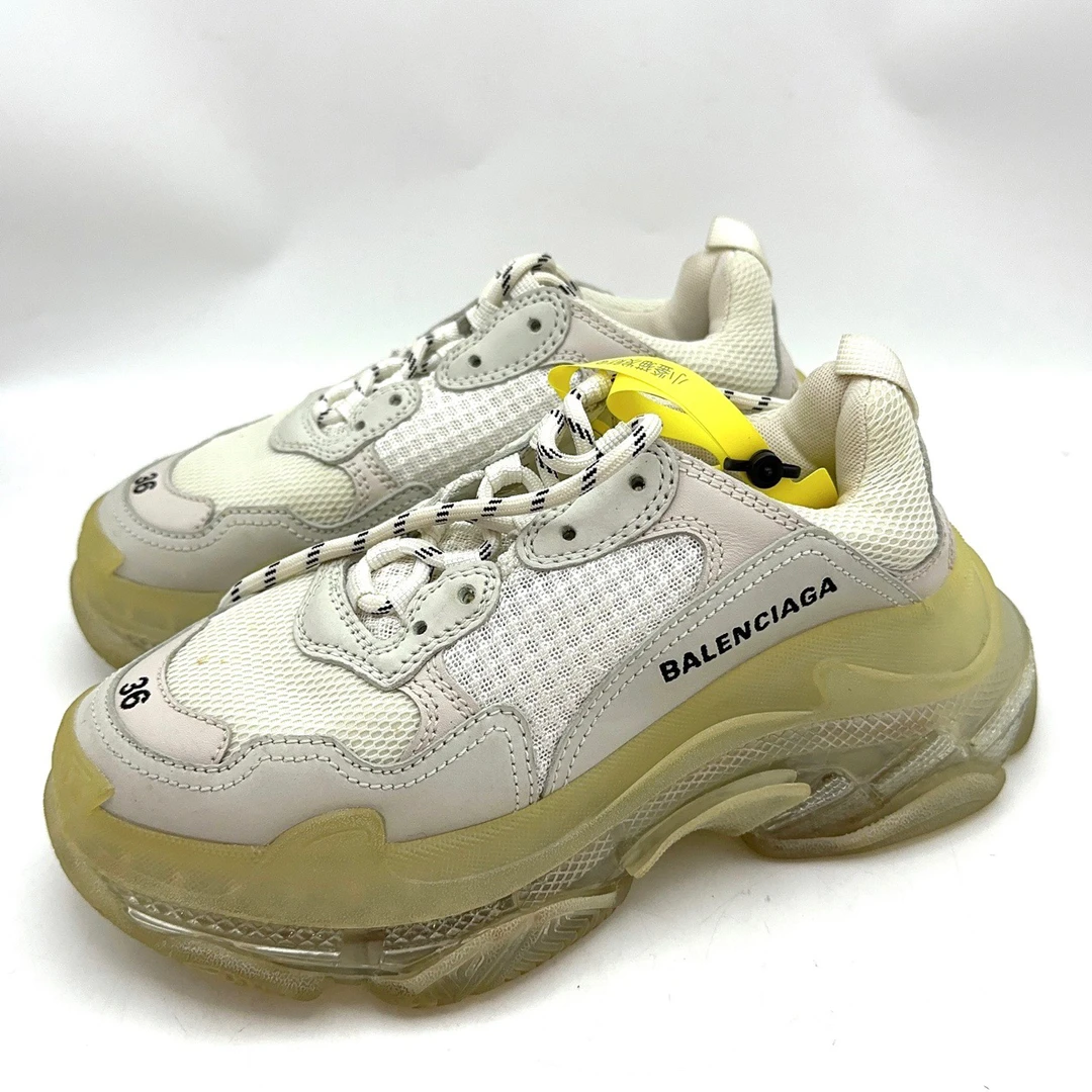36码/Balenciaga/巴黎世家 Triples气垫老爹鞋/95新/xjm04118