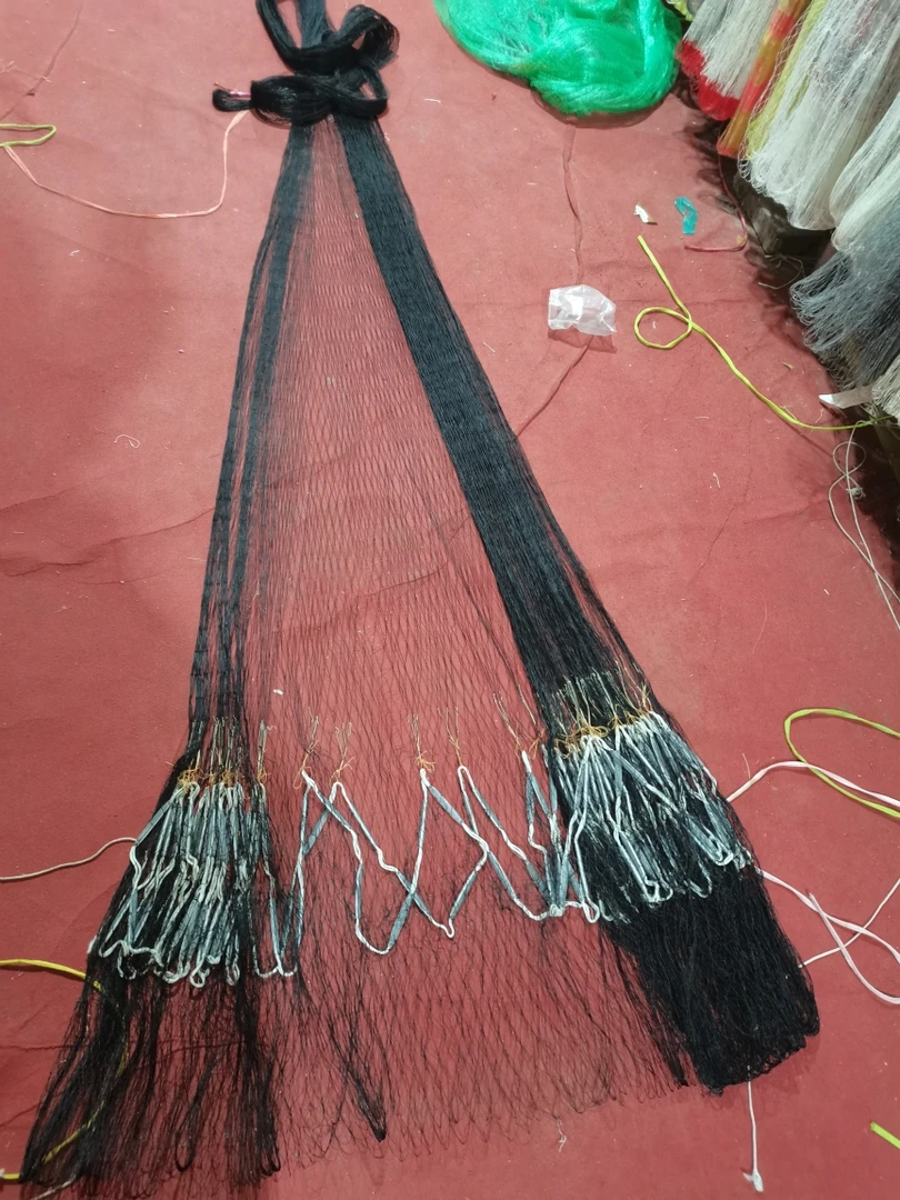 黑色八遍，4指5米双扣全网十斤，大力马线渔网