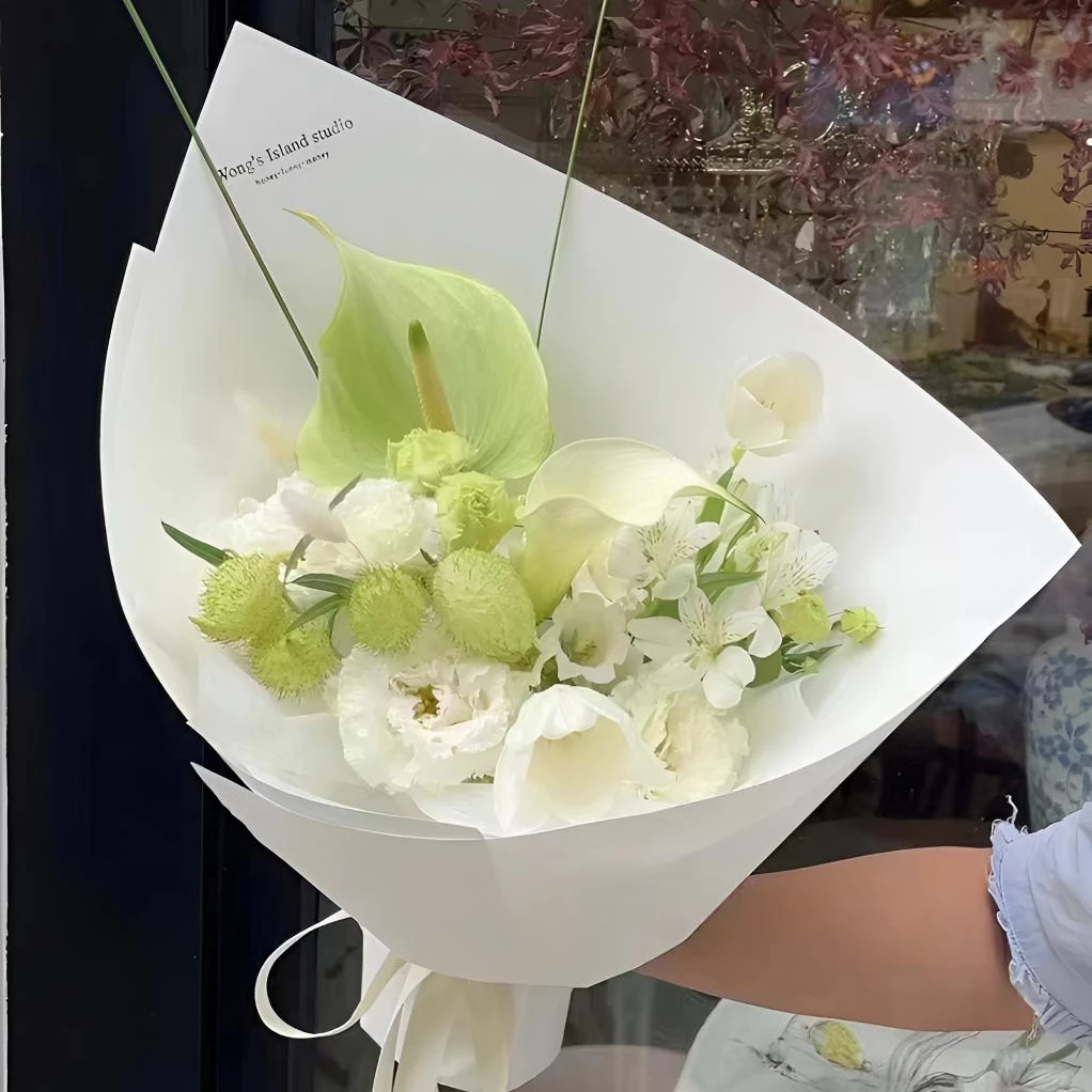 【花境】加厚造型纸鲜花花束包装卡纸花艺礼品手工diy制作花店资材