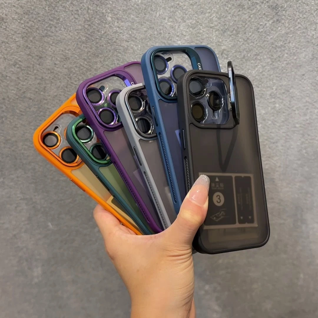 肤感头支架iphone15promax潮牌镜头膜苹果14磨砂i13/12硅胶软边11