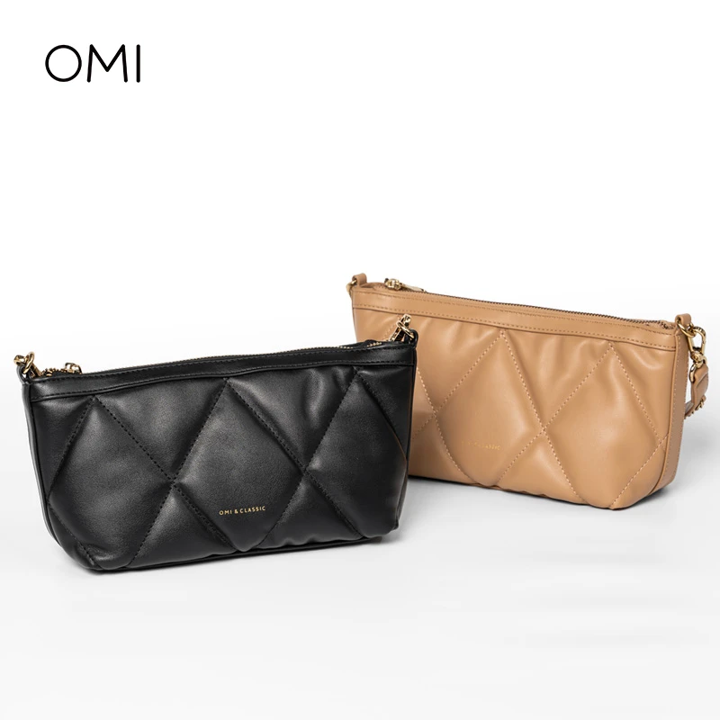 欧米OMI新款女包休闲时尚百搭迷你女士腋下包手提麻将包斜挎包