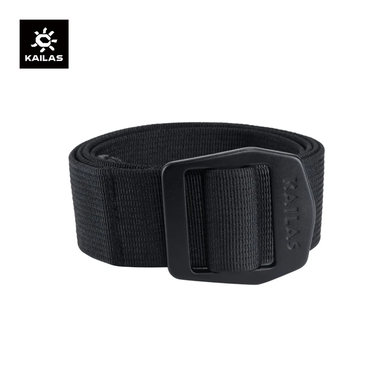 KAILAS凯乐石尼龙腰带男黑色休闲户外腰带百搭简约男士裤腰带