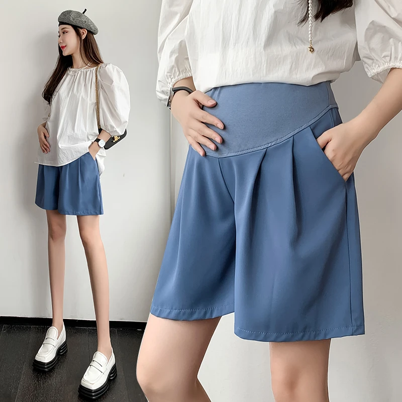 孕妇裤夏外穿孕妇装薄款休闲柔软阔腿裤子凉凉裤2022新款孕妇短裤