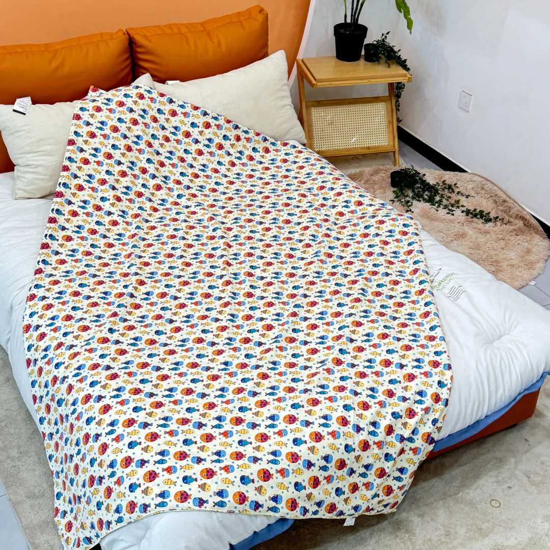 【好多鱼】双层纱被套155*200