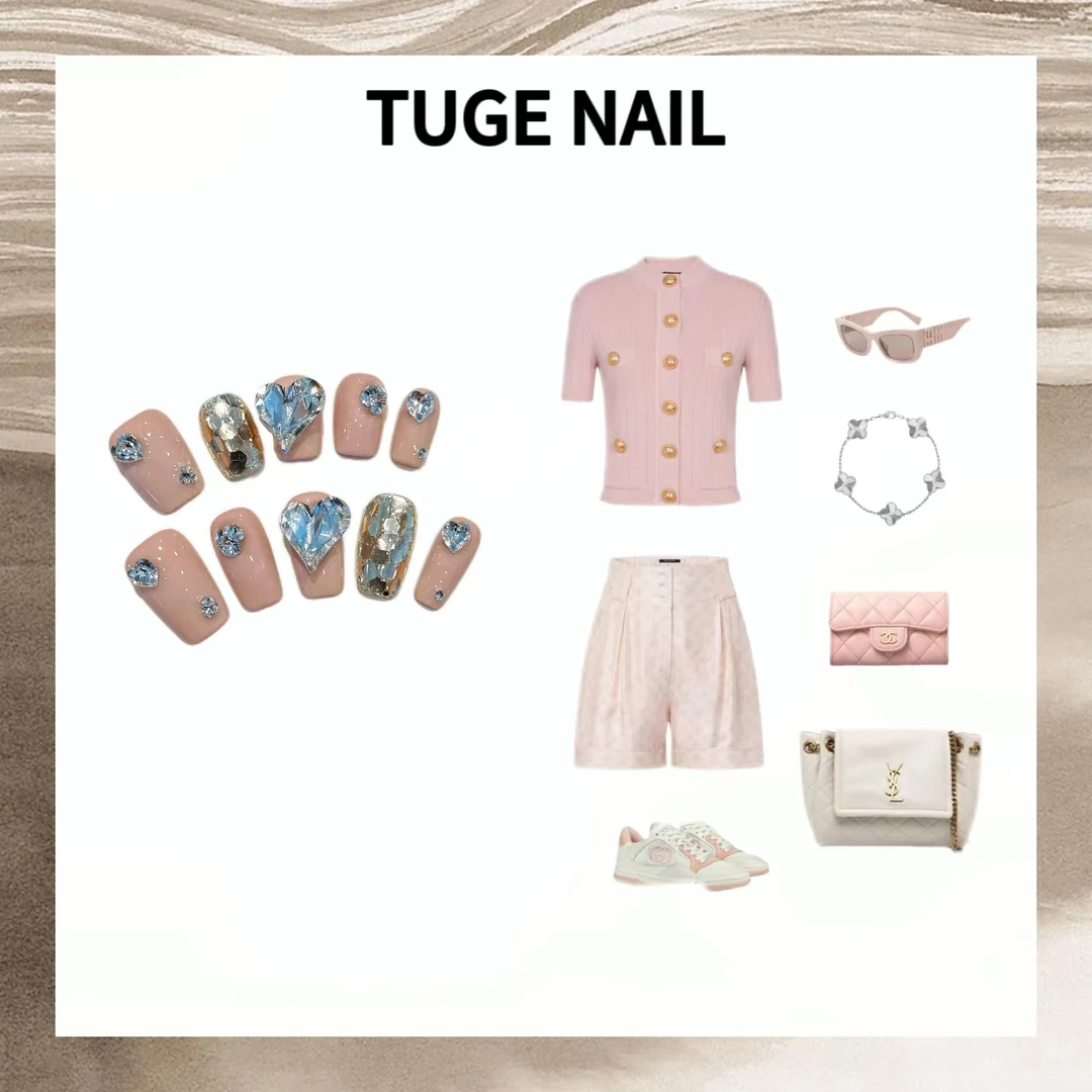 TugeNail“邮寄心动” 华子手工美甲 非品质问题 NO退NO换TGT121