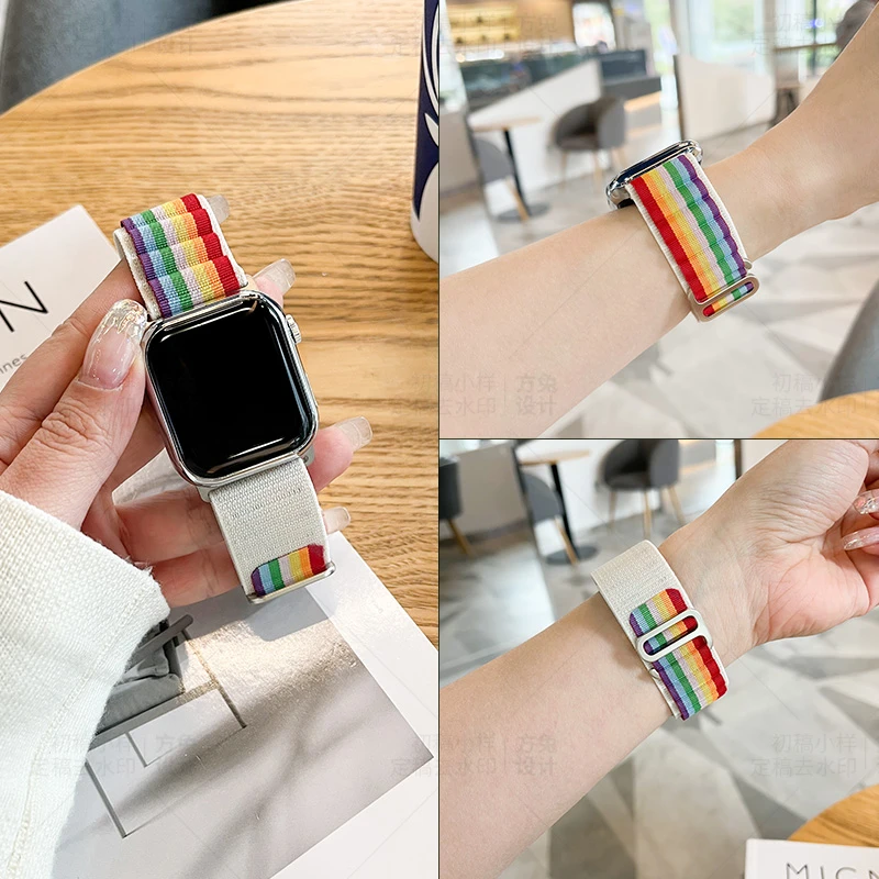 Dolah双色高山回环表带适用Applewatch9/8/7/6/SE/Ultra  4