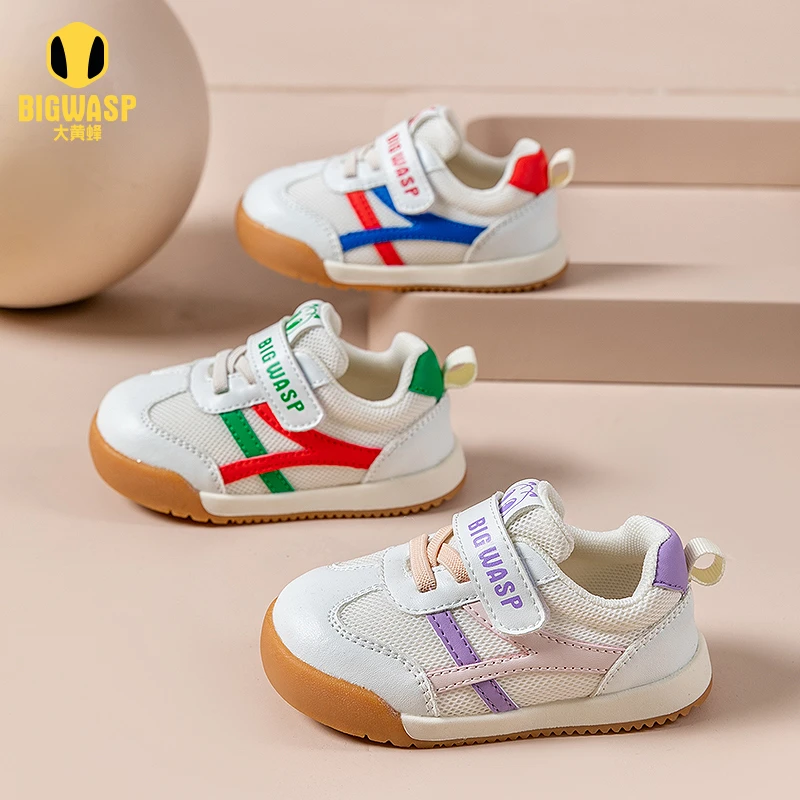 BIG WASP/大黄蜂【春季单鞋】新款男女宝儿童软底休闲学步机能鞋601