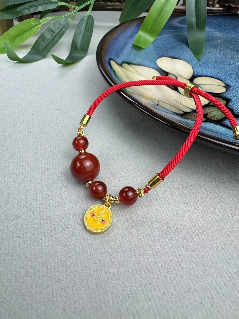 【睿泽鉴宝】玛瑙手串时尚百搭经典  HD2041