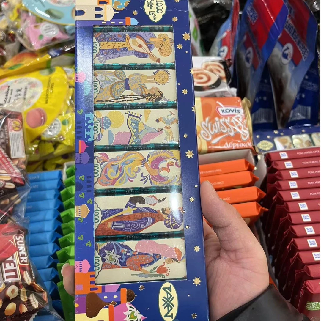 哈萨克斯坦巧克力可可脂民族风小女孩零食巧克力