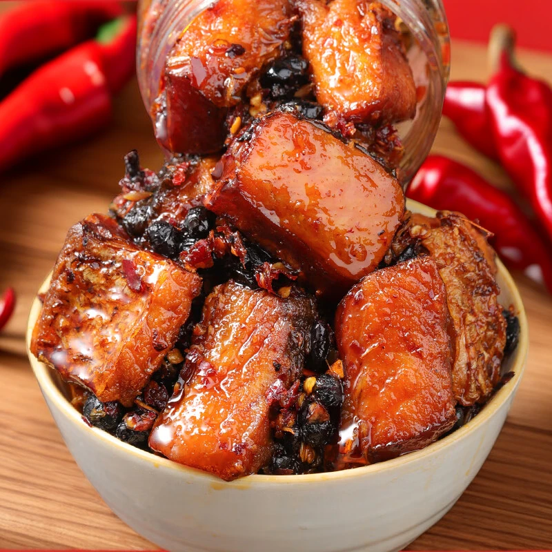 湖南香辣鱼排下饭菜罐装柴火鱼湖南特产香辣鱼排小鱼仔下饭菜罐装