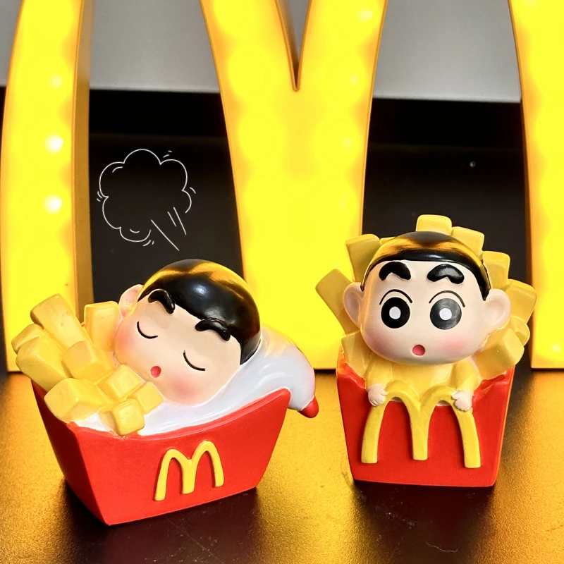麦门蜡笔小新系列盲盒可爱潮玩生日礼物桌面车载玩偶盲盒蜡笔小新