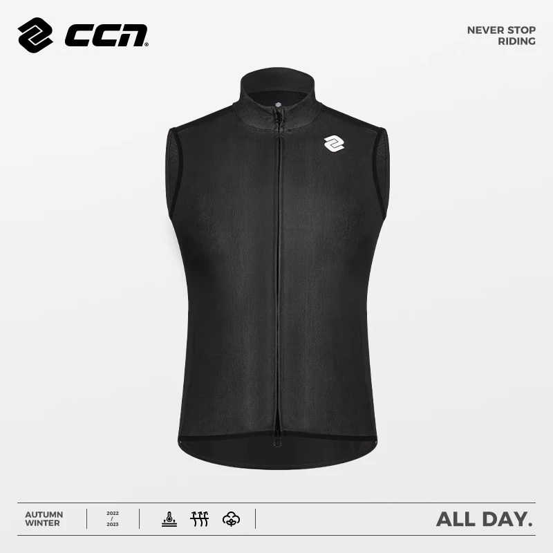 CCN新款骑行服背心马甲风衣外套防风防水耐磨公路自行车春秋冬季