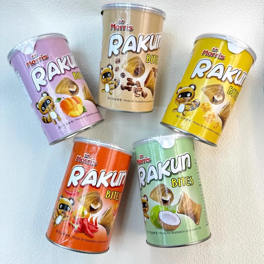 马来西亚进口morris枕头形注心卷桶装婚礼零食椰子奶酪味满月回礼