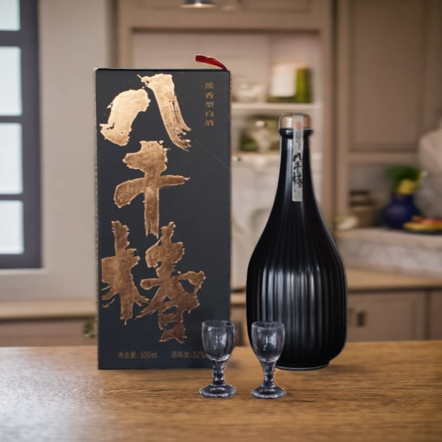 永椿【八千椿-墨椿】浓香型52度白酒纯粮食白酒52度