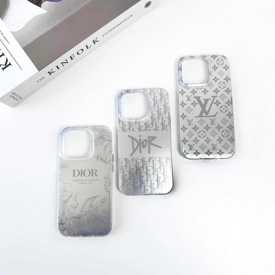 简约ins潮牌iPhone14promax苹果13手机壳字母12烫银全包11高级感