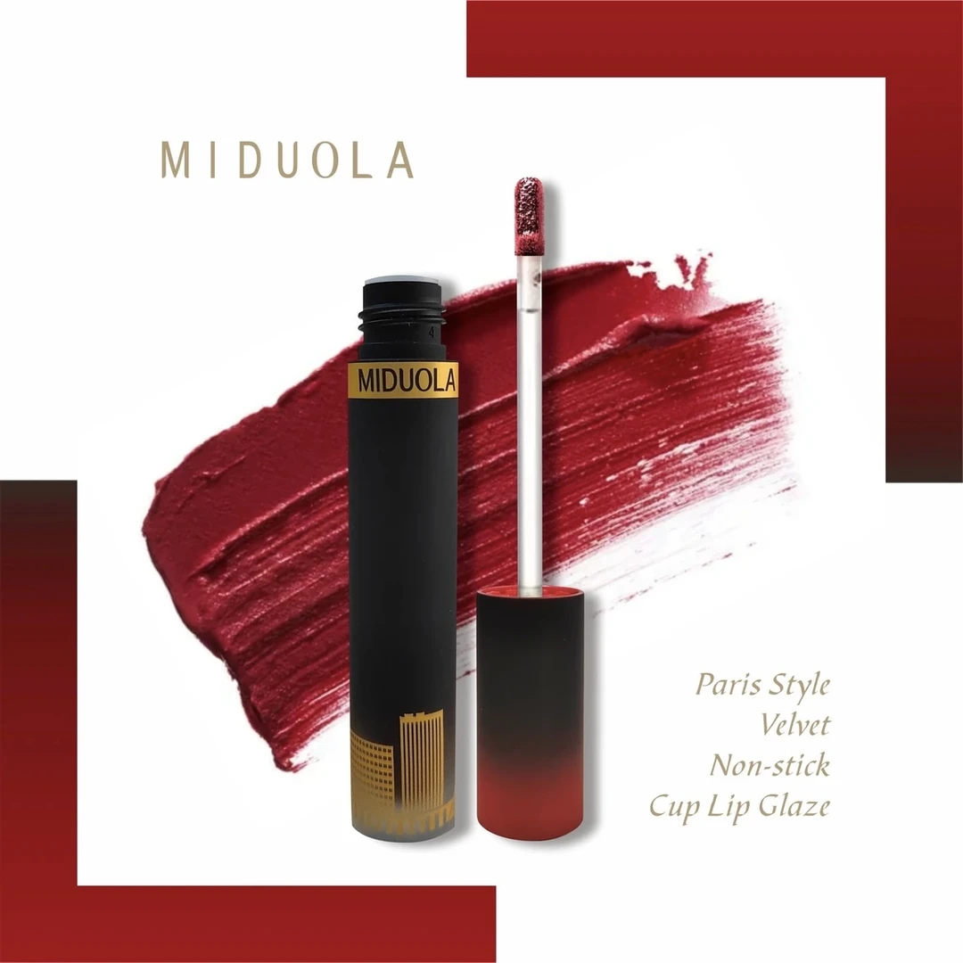 【买一送一】MIDUOLA/咪朵拉巴黎风情丝绒不沾油唇釉防水不掉色包邮