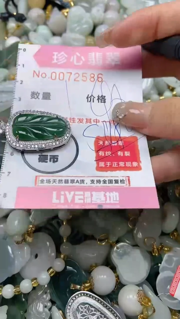 【闪购商品】翡翠颈饰未镶嵌闪购链接0072586