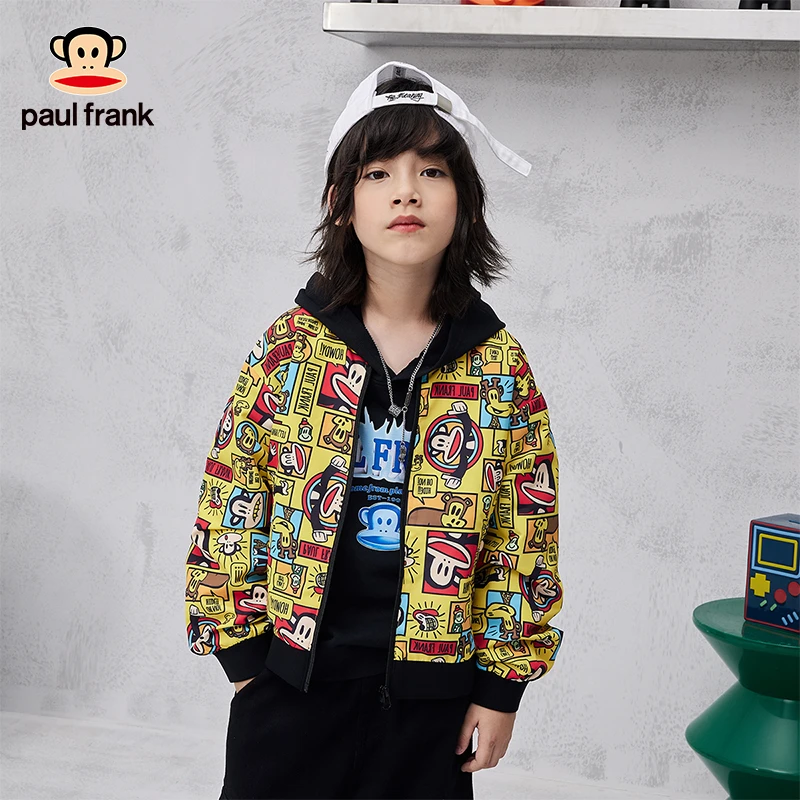 paul frank/大嘴猴春秋休闲满印花童装外套中大童