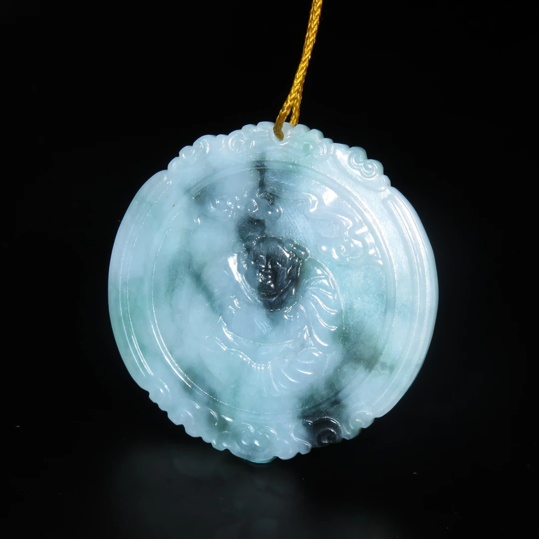 民国翡翠童子/MZ497615/民族文物