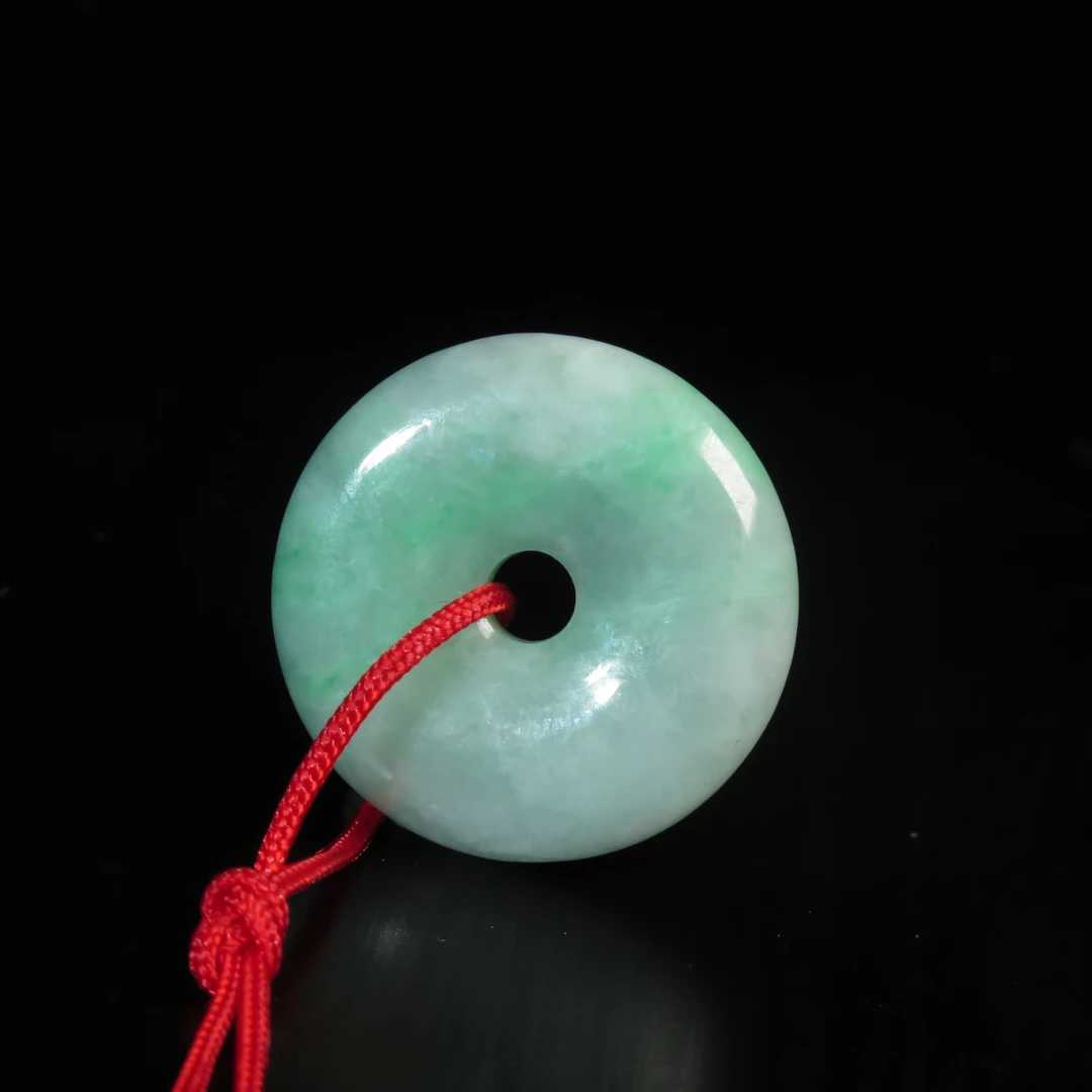 民国翡翠平安扣/MZ464819/和田玉/民族文物