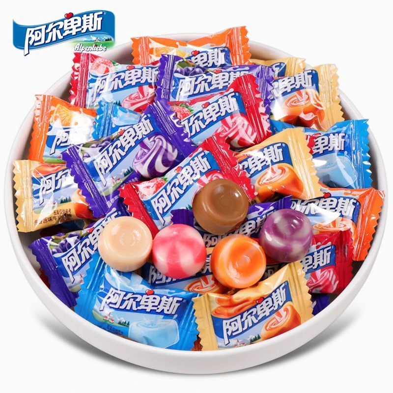 阿尔卑斯牛奶硬糖混合散装喜糖婚糖多口味小零食糖果批发网红爆款