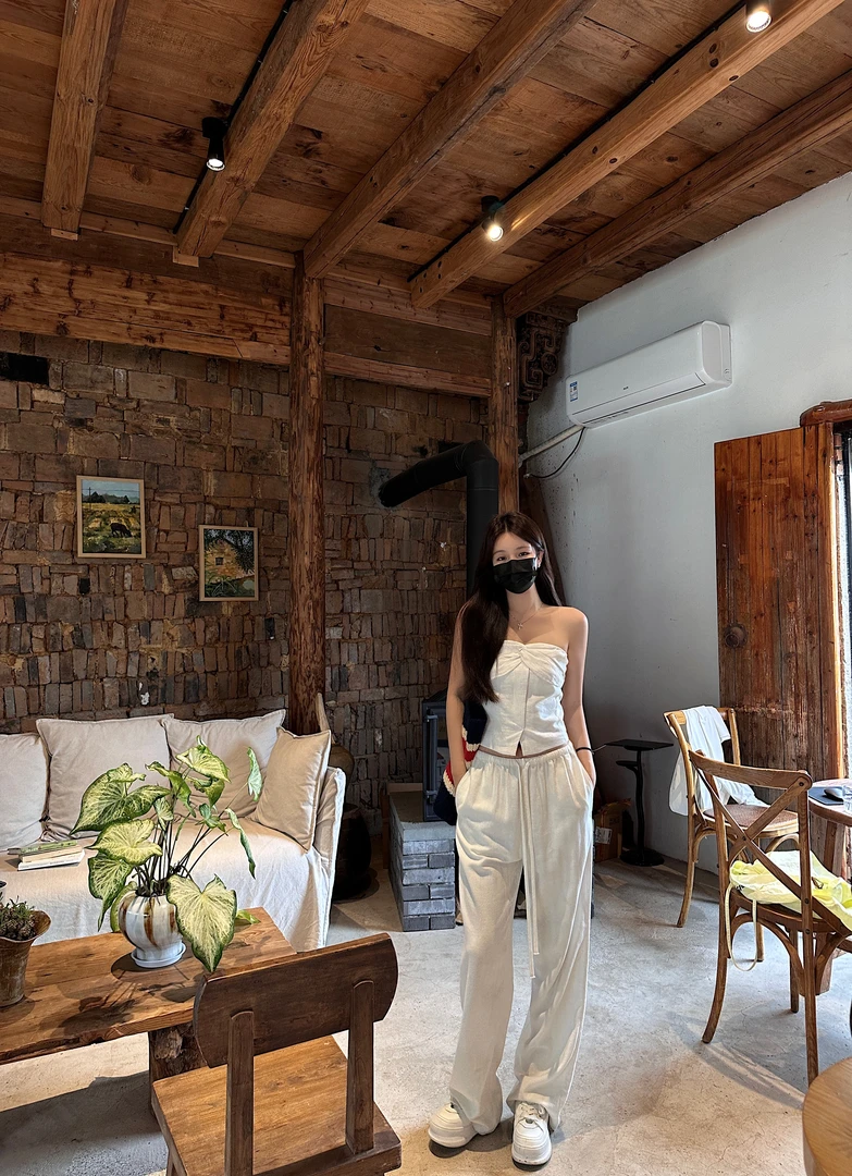 【麻感序曲】褶皱 背心