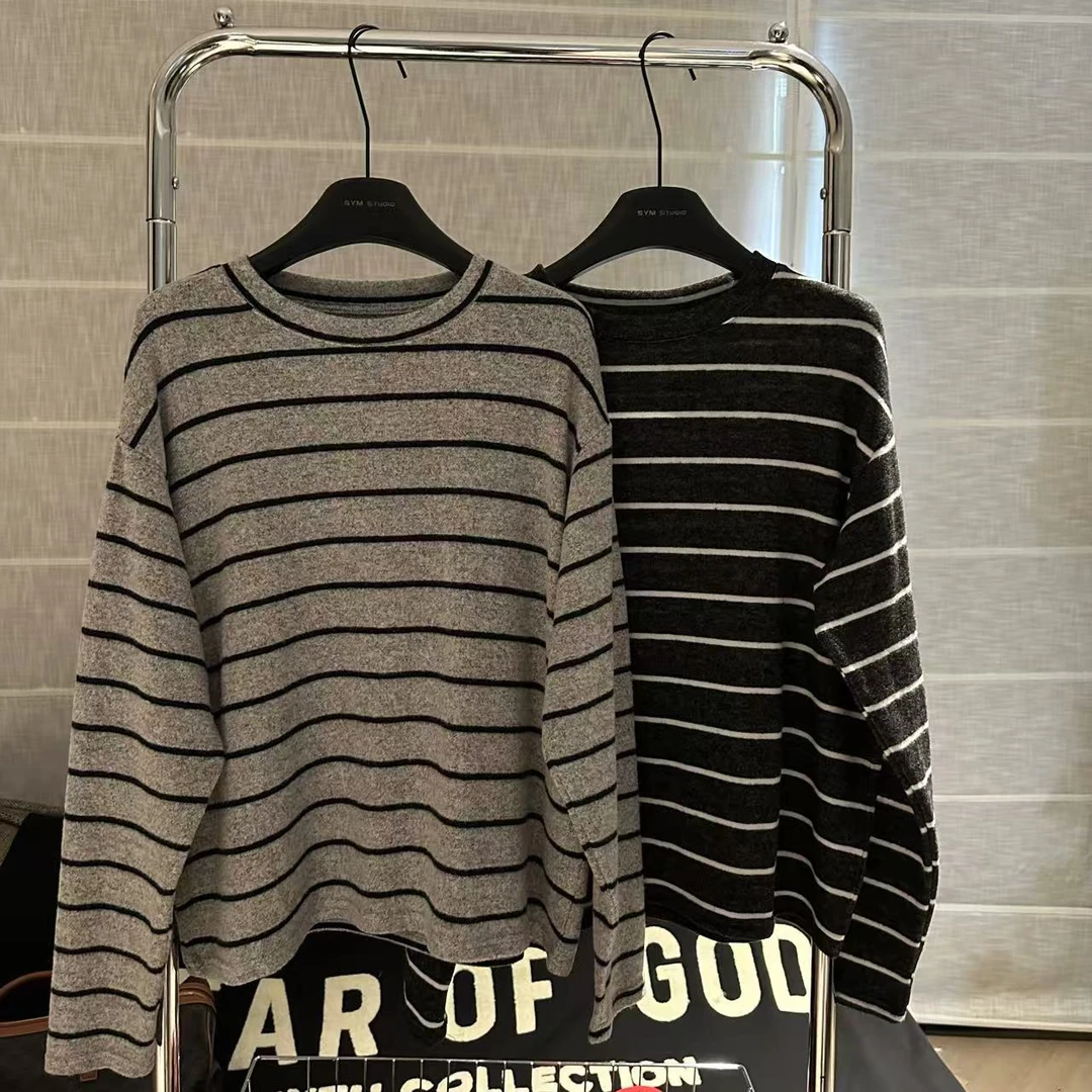 【慵懒至上】条纹 长袖