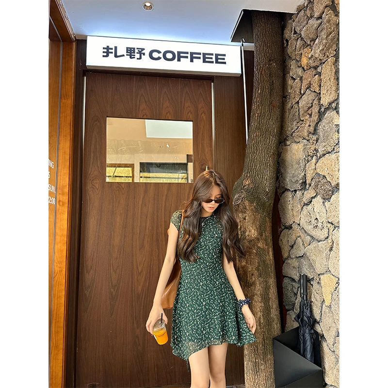 【薄荷曼波】夏季 碎花 连衣裙