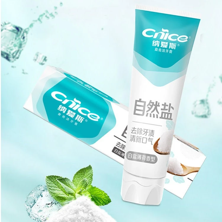 【百事通】纳爱斯白盐薄荷香型200g一支