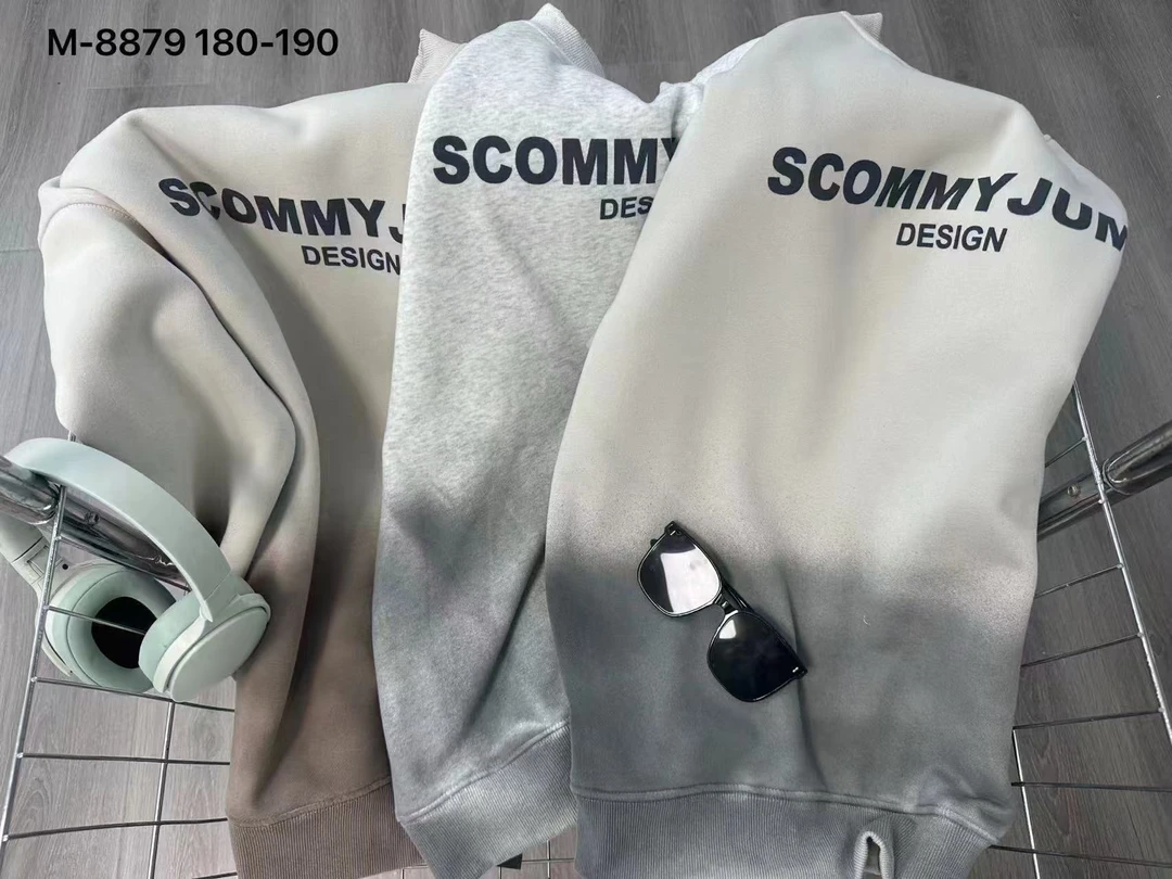 冬季新款加绒卫衣8879